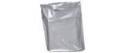 Sacs et sachets plastiques réutilisables gris métal - poignées découpées renforcées - 2 formats disponibles_0