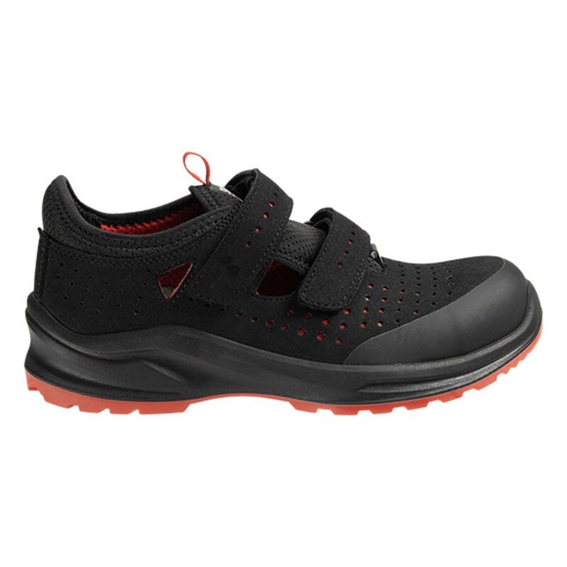 Safety Jogger - Sandales de sécurité végan ultra-respirantes MODULO noir et rouge S1PS http://carbonn.Fr/img/co/392.Jpg Taille 39 - 39 matière syn_0