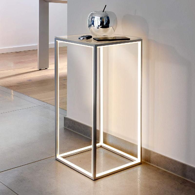 TABLE D’APPOINT LUMINEUSE DELUX 60 CM