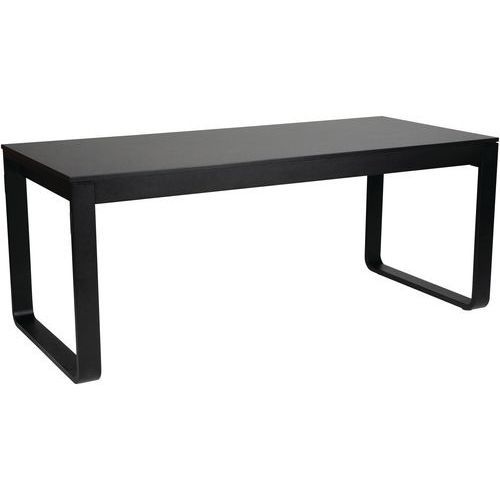 TABLE PLIANTE 180 X 80 X H74CM NOIR MÉLAMINE NOIR - FLEXFURN