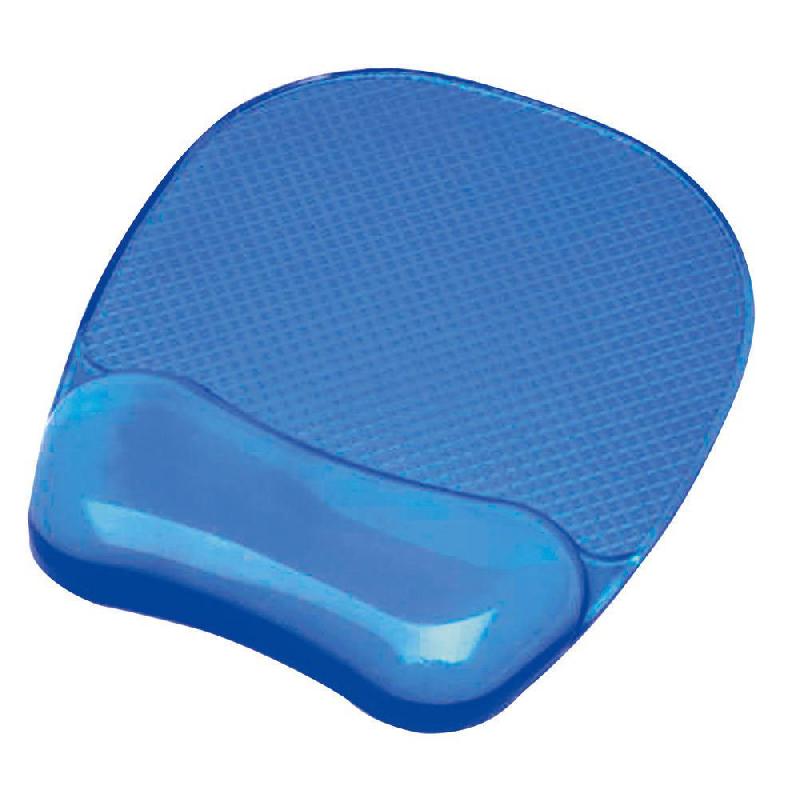 TAPIS DE SOURIS GEL CRISTAL FELLOWES - BLEU