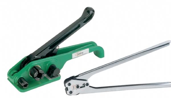 Tendeur et pince de sertissage - appareil manuel pour bande PP de 12 et 16 mm_0