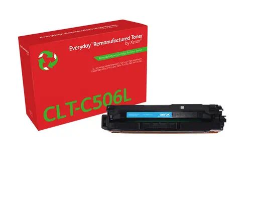 Toner remanufacturé Cyan Everyday¢ de Xerox compatible avec Samsung CLT-C506L, Grande capacité_0