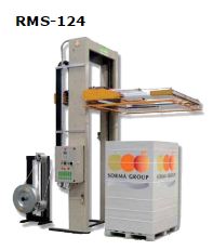 Banderoleuses - cercleuse automatique RMS-124 - modes manuel et automatique - alimentation électrique ou combinée_0