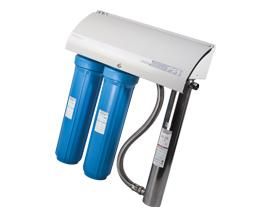 Big F Pro 256 - Filtres d'eau de pluie - Atlas Filtri - Filtration en 2 étapes avec traitement UV - Dimensions : 722 x 205 x 806 mm_0