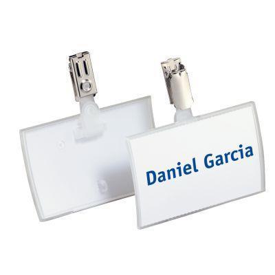 Boîte de 25 badges pliables CLICK FOLD fixation clip_0