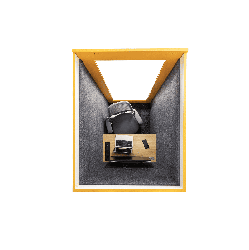 Bureau acoustique 1 personne ora ral personnalisable_0
