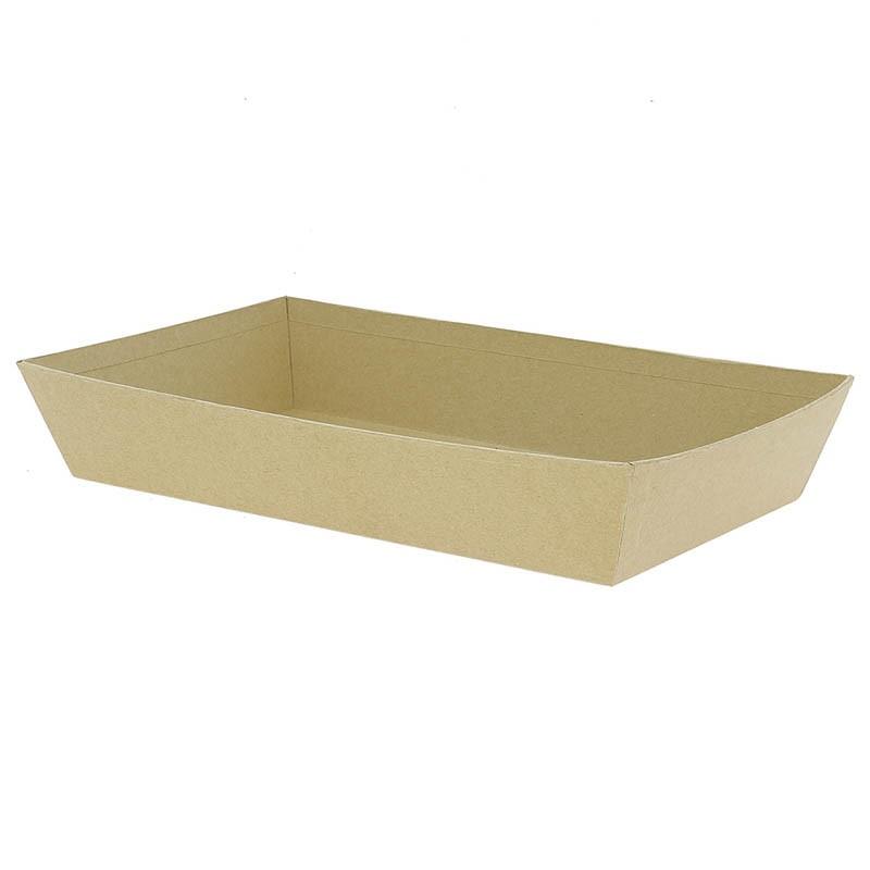 Corbeille carton rectangle Kraft 33x20 -_0