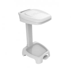 GILAC Support sac + couvercle - 120 L - Blanc G619041 - blanc G619041_0