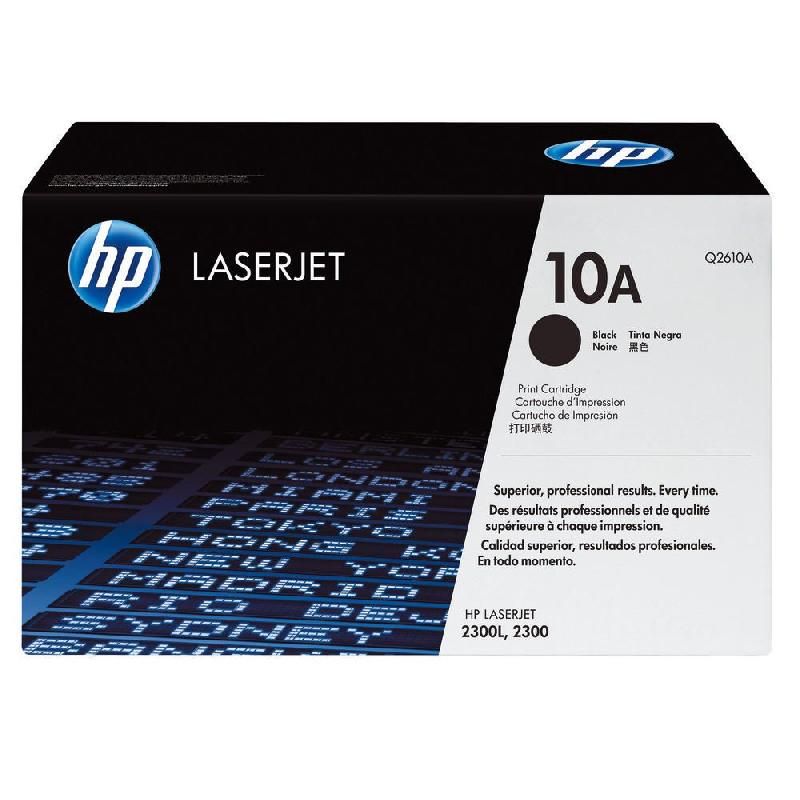 HEWLETT PACKARD TONER ORIGINAL 10A (Q2610A) - COULEUR: NOIR