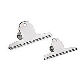 PINCE À DESSIN MÉTAL CHROMÉ SPRING CLIP - LOT DE 12 -