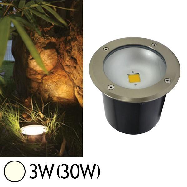 SPOT LED ROND ENCASTRABLE AU SOL 3W 4500°K  IP67 VISION-EL 7070