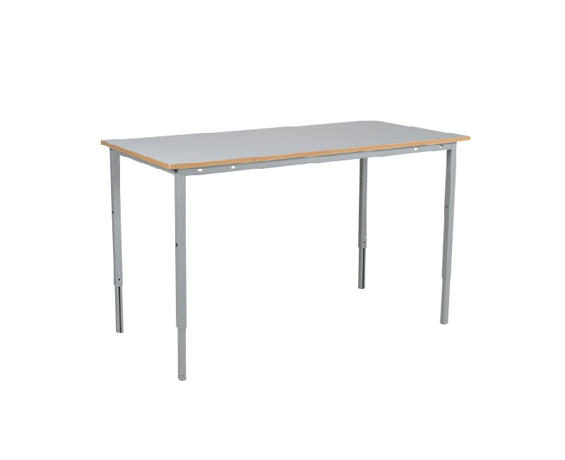 Table de travail usine légère - Longueur 720 mm - Largeur 1600 et 2000 mm - Hauteur variable 720-970 mm - Plateau stratifié gris - Capacité 150 Kgs - Fabrication européenne_0