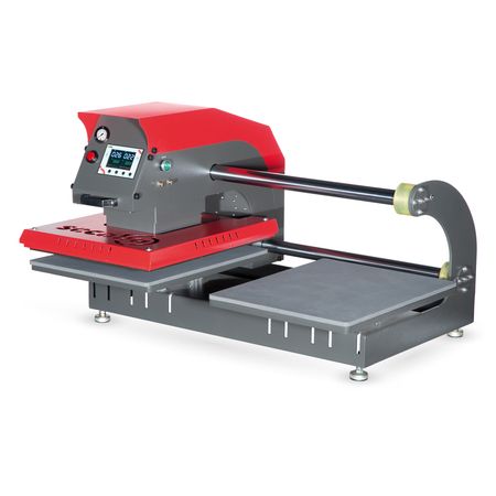 Presse à chaud textile TPD7 - Secabo - double plateau 40cm x 50cm - pneumatique avec ouverture automatique_0