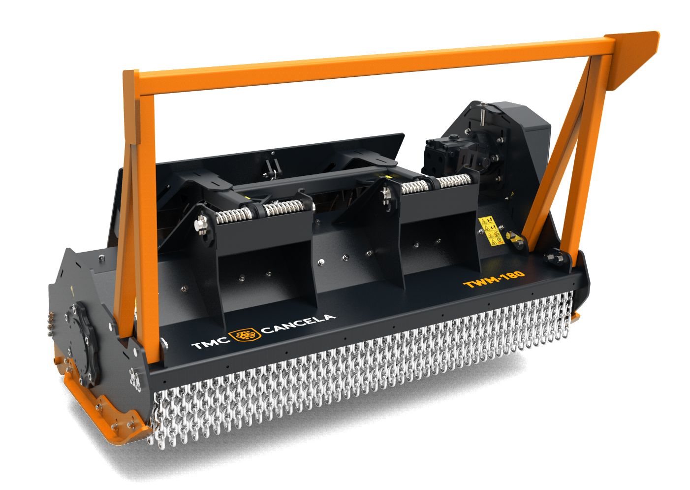 Twm broyeur forestier - TMC Cancela - largeur de travail 160-200 cm - robuste et compact pour mini-chargeuses hydrauliques_0