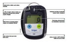 Appareil de détection monogaz Dräger Pac 6500 - mesure CO, H2S, SO2 ou O2 avec rapidité et précision_0