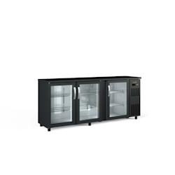 Arrière-bar positif H.820 3 p. Vitrées battantes - 3667335120895_0