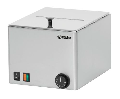 Chauffe-saucisses 1 ou 2 cuves - Acier inoxydable, thermostat réglable, 1 kW ou 2 kW_0
