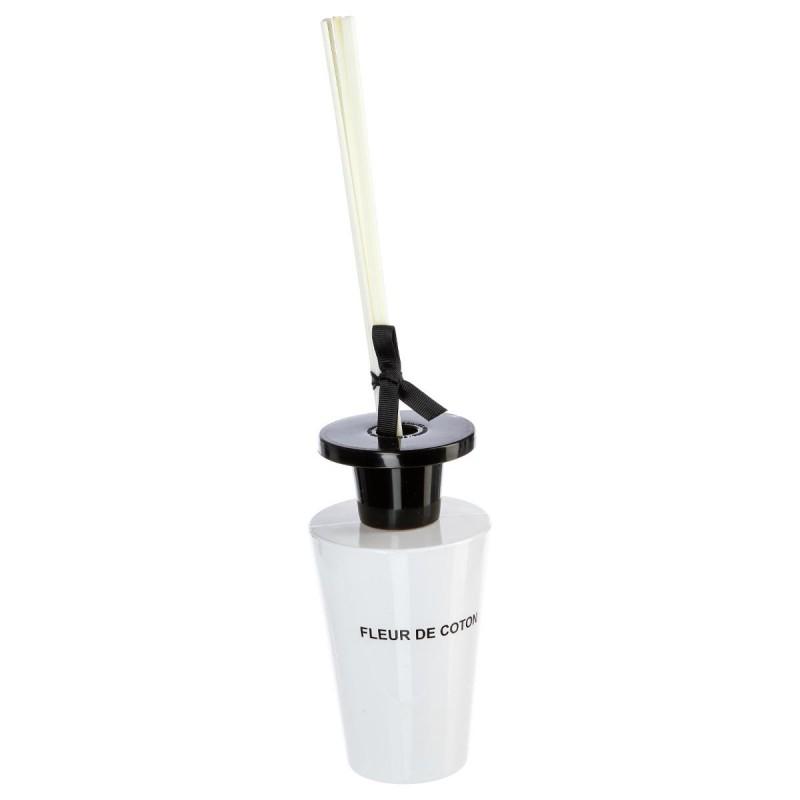 Diffuseur de parfum 300ml Fleur de Coton - Paris Prix avec 8 bâtons inclus_0