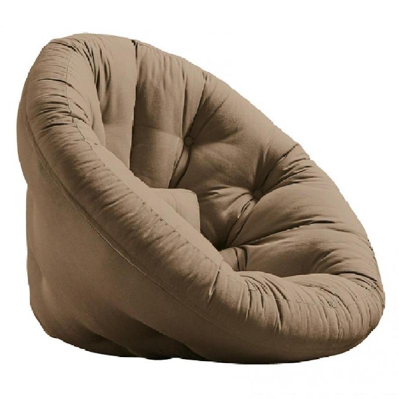 FAUTEUIL FUTON STANDARD CONVERTIBLE NIDO CHAIR COULEUR MOCCA_0