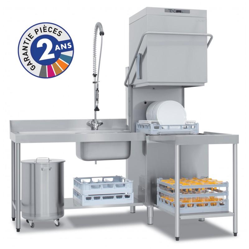 Lave-vaisselle à capot professionnel - NEO803LV1 - 30 litres - Panier 600 x 500 mm - 30 à 60 paniers/h_0