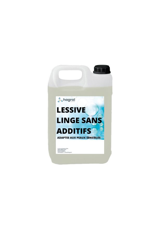 Lessive linge sans additifs - Hagral - adaptée peaux sensibles - pH 8.6_0