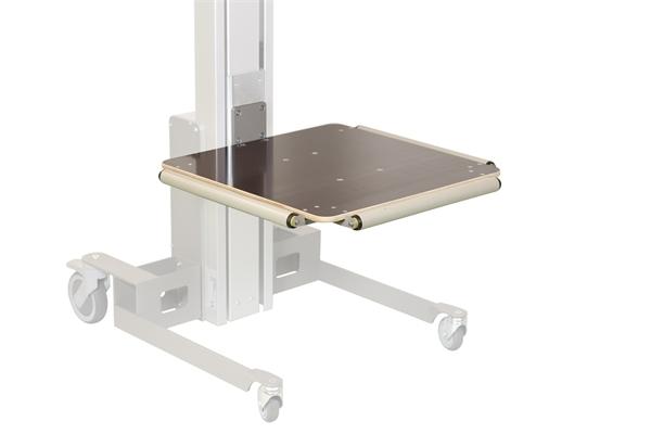 Plateforme en bois - contreplaqué marine - trois rouleaux de (dé)chargement - 500x500mm_0