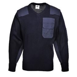 Portwest - Pull de travail modèle OTAN Bleu Marine Taille S - S 5036108162284_0