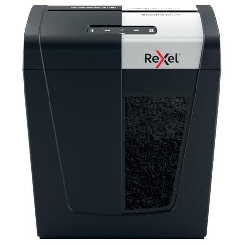 Rexel Destructeur Secure MC6 - coupe micro P-5 - détruit 6 feuilles - corbeille 18L - référence 2020130EU_0