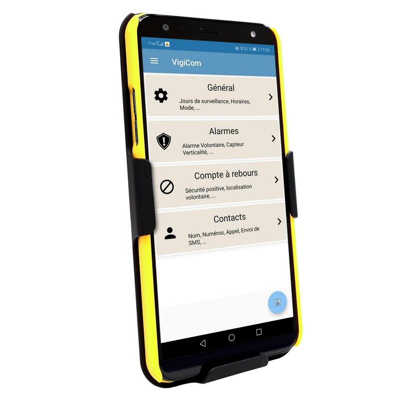 Smartphone d'urgence pti universel : ati-112eu_0