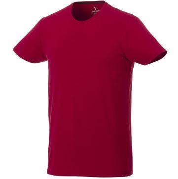 T-shirt bio manches courtes homme Balfour - coton biologique ringspun 95% et 5% élasthanne - 200 g/m²_0