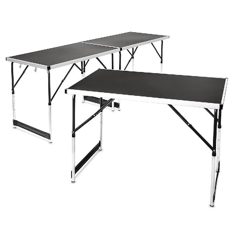 Table pliante multifonction 100 x 60 cm camping pliable pratique lot de