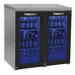 Virtus group Arrière bar avec 2 portes battantes en verre- Virtus - 0698142839703_0