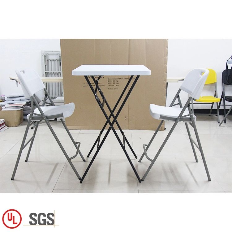 ZL-D55 - Chaise pliante commerciale contemporaine - Zhejiang Huzoli Metal Products Co., Ltd - siège moulé blanc et cadre en acier pliable_0