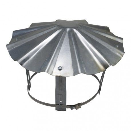 213002 - Chapeau de cheminée chinois Alusi Ø125 à 153 - Tôlerie du Sud-Ouest_0