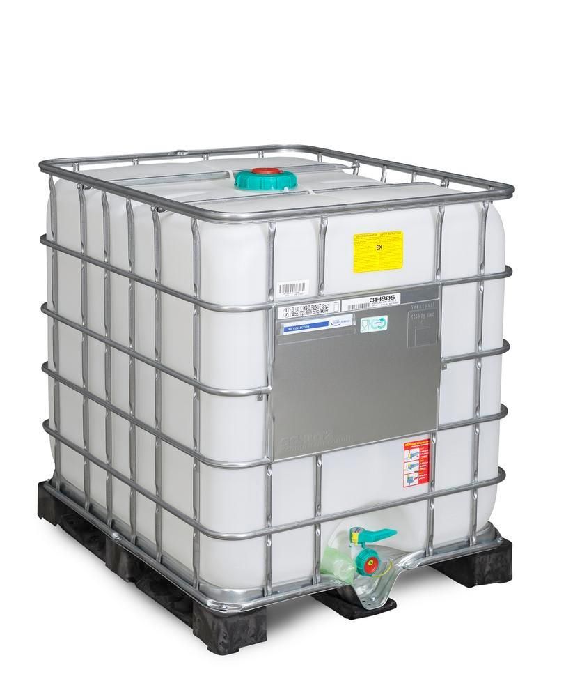 266173W - Cuve IBC produits dangereux ATEX, 1000 litres, palette PE, certification UN 31HA1/Y_0