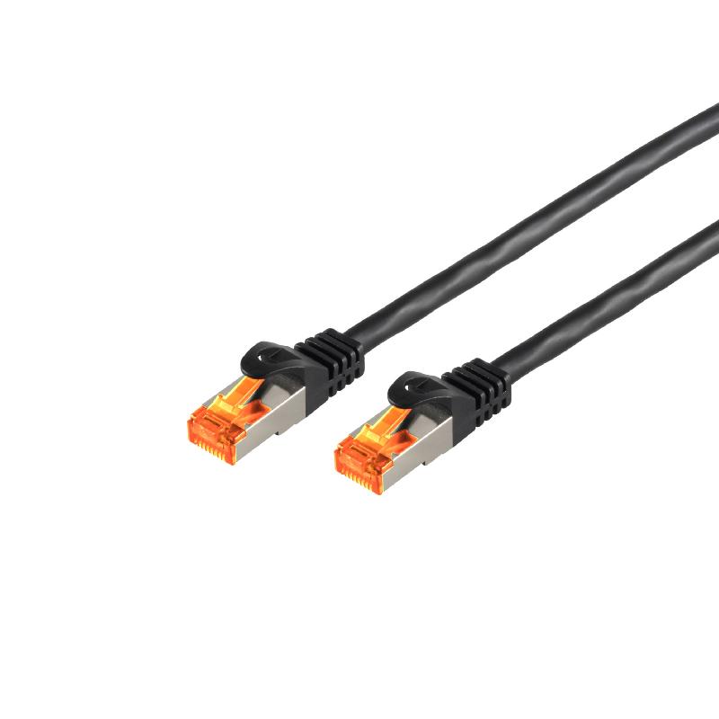 S-Conn 08-26195 - Câble réseau RJ-45 Cat6a S/FTP (S-STP) 45 m noir - Connecteurs mâle/mâle avec contacts plaqués or_0