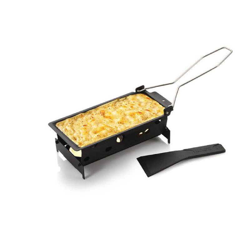 APPAREIL À RACLETTE ACIER INOXYDABLE - PARTYCLETTE FROMAGE - NOIR - BOSKA - EXPLORE