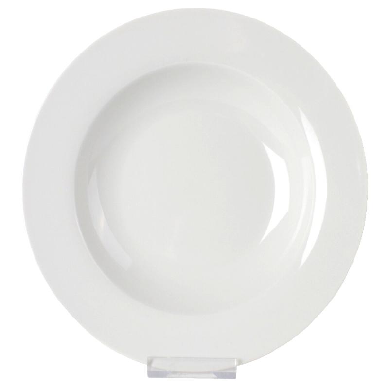 Aro Assiettes à soupe, porcelaine, Ø 21.5 cm, blanc, 6 unités - blanc porcelaine 306933_0