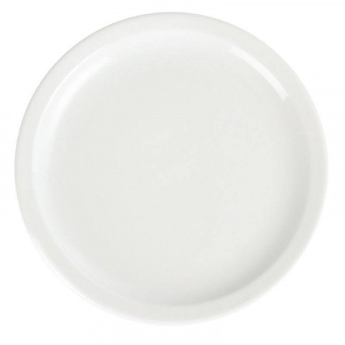 ASSIETTES À BORD ÉTROIT EN PORCELAINE BLANCHE OLYMPIA Ø 230 MM - LOT DE 12