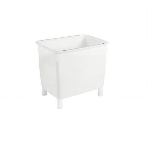 Bac alimentaire grand volume 210 litres - 4 pieds - Acier inoxydable - Marque Rolléco_0