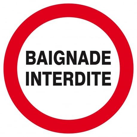Baignade interdite d.180mm TALIAPLAST | 627241_0