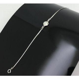 BRACELET OEIL DE SAINTE LUCIE ET ARGENT