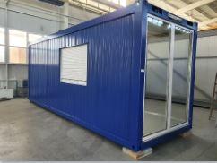 Bureau préfabriqué modulaire hybride EuropBox - partie isolée et conteneur non isolé_0