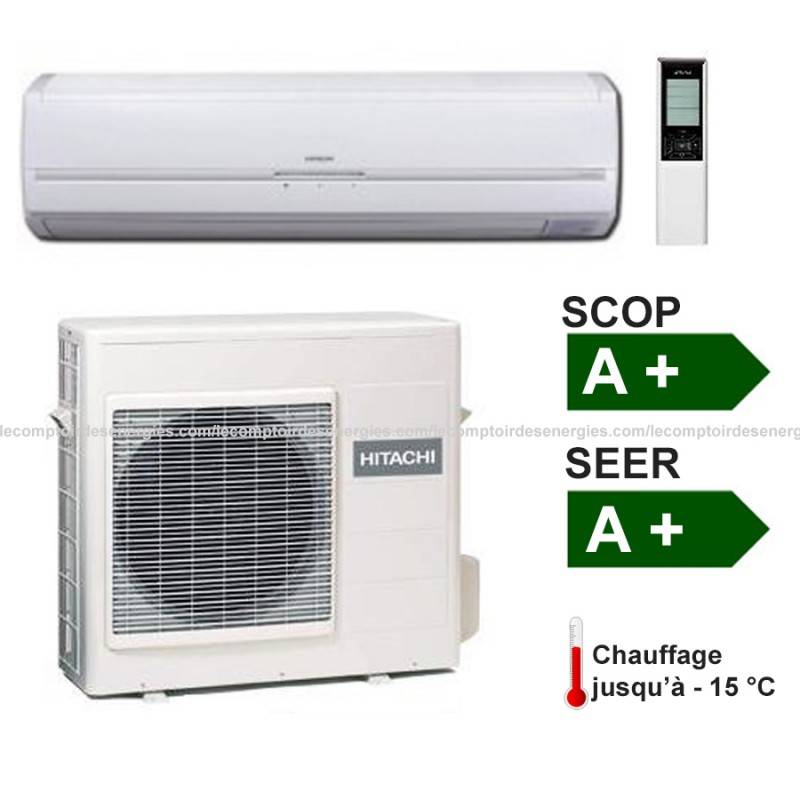 CLIMATISEUR MONOSPLIT HITACHI PERFORMANCE 6.8 KW