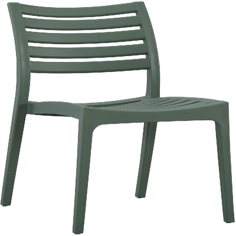 CLP Chaise de jardin Arkon Plastique HBT: 82x46x58 cm Olive - vert 328405_0