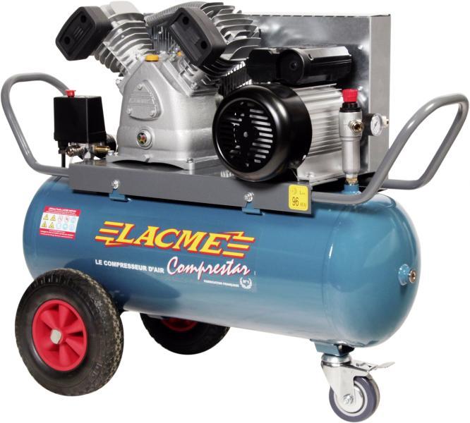 Compresseur 50 litres Lacmé - COMPRESTAR 20V50M - 230V - 4 CV / 20 m³/h_0