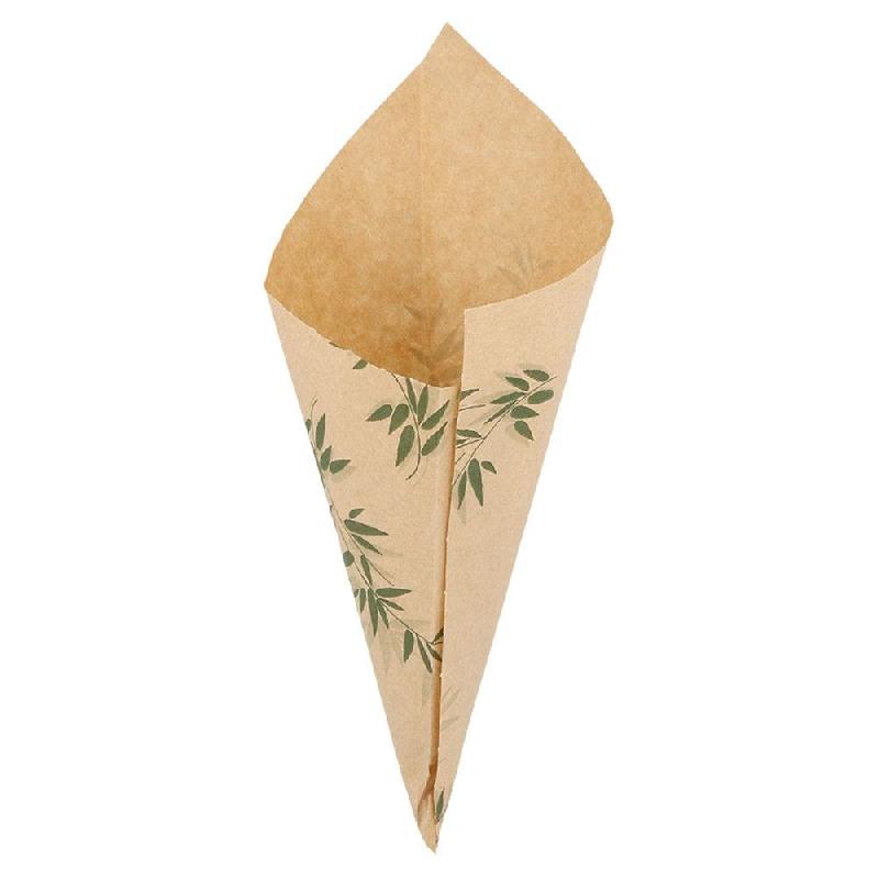 Cornet en papier ingraissable Feel Green 70g 20x14cm - par 2000_0