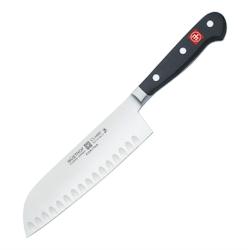 WÜSTHOF - Couteau Santoku 160mm en acier au carbone - Manche noir_0