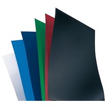 COUVERTURE DE RELIURE POLYOPAQUE, A4, 0,30 MM, NOIR